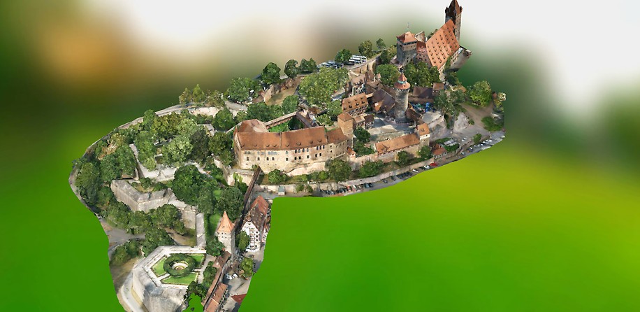 Burg Nürnberg 3D
