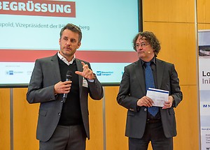 2. Hafenhinterland-Konferenz Holger Bochow, Contargo; Mels Dees Nieuwsblad Transport