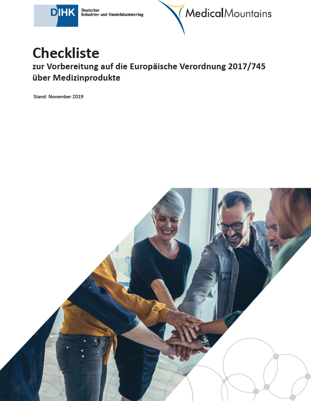 Checkliste zur Vorbereitung auf die Europäische Verordnung 2017/745 über Medizinprodukte