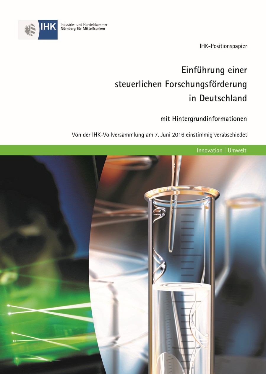 IHK-Positionspapier – Einführung einer steuerlichen Forschungsförderung in Deutschland