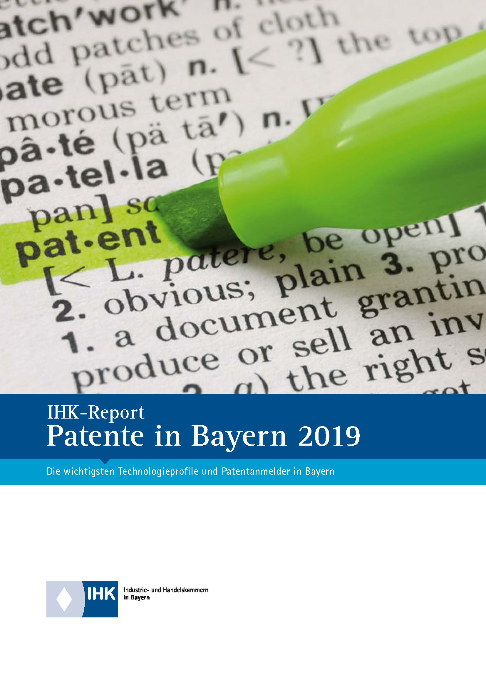 IHK-Report Patente in Bayern 2019
