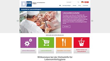 Online-Portal für Lebensmittelhygiene