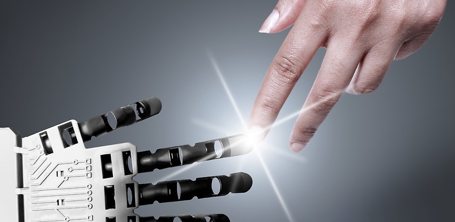 Roboter Mensch Innovation Automatisierung Industrie 4.0