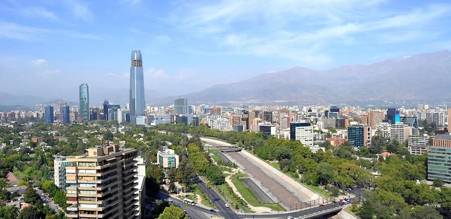 Chile Skyline von Santiago de Chile