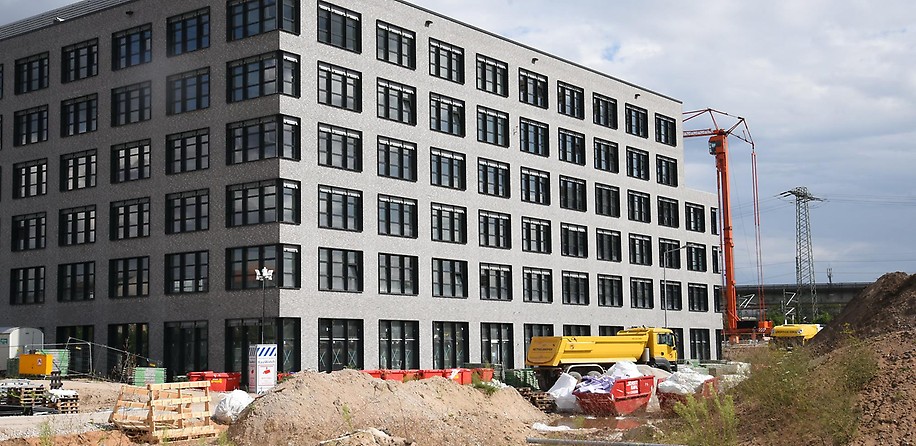 Der neue GfK-Stammsitz in Nürnberg-Kohlenhof ist bald bezugsfertig, dann wird das GfK-Objekt am Nordring frei. (Foto: Thomas Tjiang)