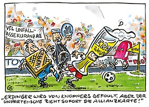 Cartoon WiM 2006|10 – König Fußball