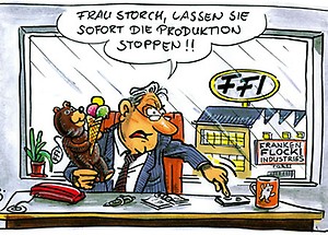 Cartoon WiM 2008|02 – Eisbär-Marketing mit Anlaufschwierigkeiten