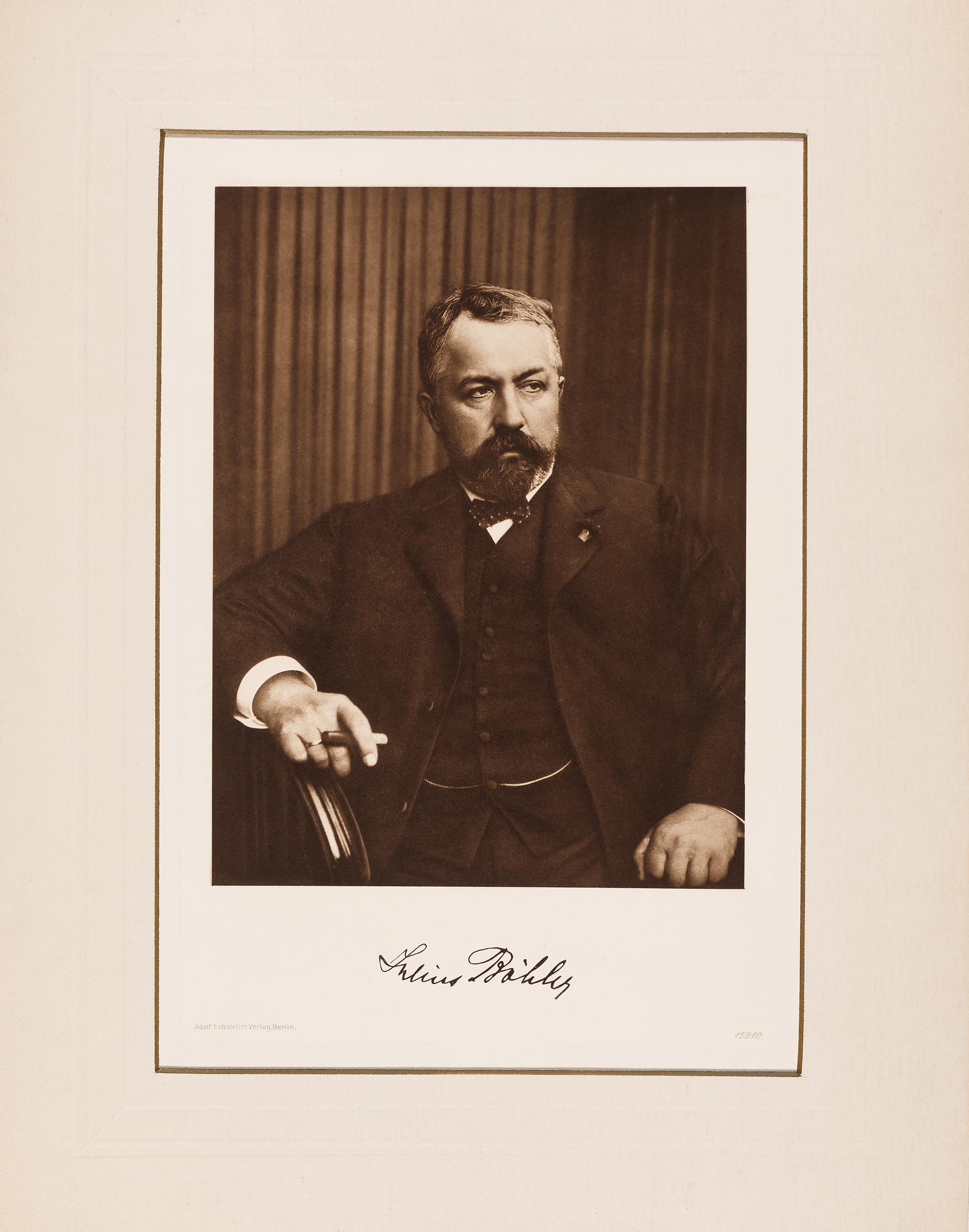 Der Kunsthändler Julius Böhler, um 1910