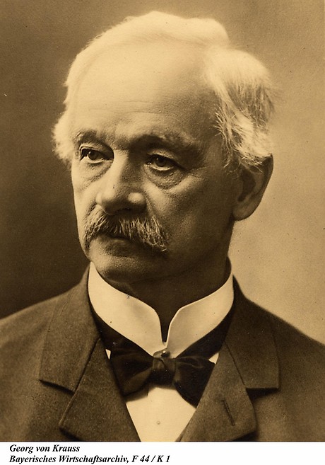 Der Lokomotivfabrikant Georg von Krauss (1826-1906). Sein Unternehmen gehörte 1887 zu den Gründern der Localbahn-Actiengesellschaft. (Foto: BWA)