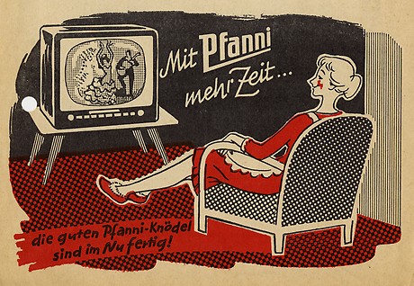 Pfanni-Werbung in den 1950er Jahren(Foto: BWA).