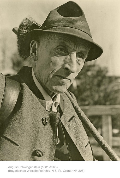 August Schwingenstein (1881-1968), einer der drei Lizenträger der Süddeutschen Zeitung, um 1960. (Foto: BWA)