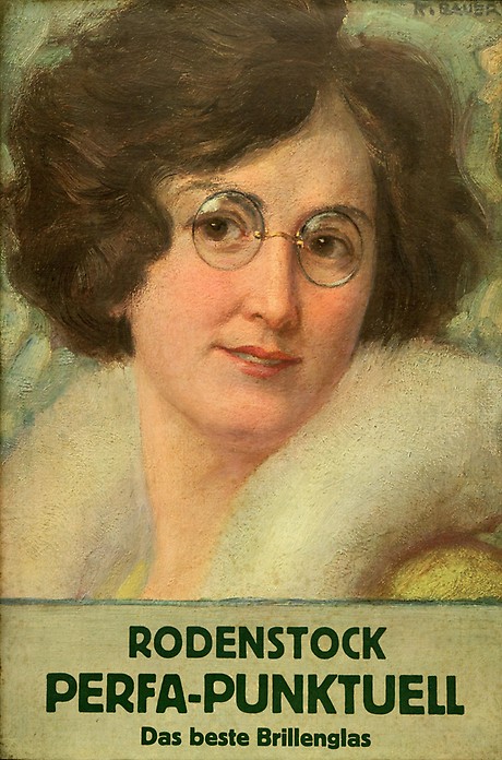 Werbung für Perfa-Brillengläser von Rodenstock, um 1930. (Foto: BWA)