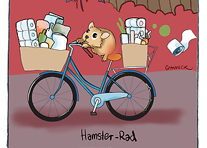 Cartoon WiM 2020|04 - Hamster-Rad
