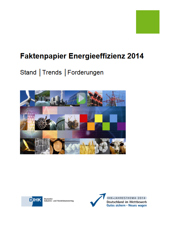 DIHK-Faktenpapier Energieeffizienz 2014