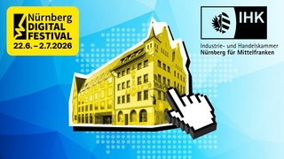 Die IHK auf dem Nürnberg Digital Festival (Logo-Collage)