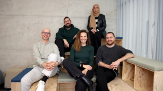 Das Kernteam des Nürnberger Unternehmens Tractionwise: André Wehr, Manuel Schmidt, Denise Andre, Mariem Ben Ahmed und Martin Kloos (von links).