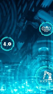 Industry 4.0 technology concept - Smart factory for fourth industrial revolution