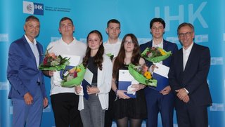Übergabe der IHK-Abschlusszeugnisse am 30.Juli 2025 in Gremsdorf