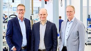 Michael Lösch, Dr. Jens Falker und Dr. Edgar Verlemann (von links).