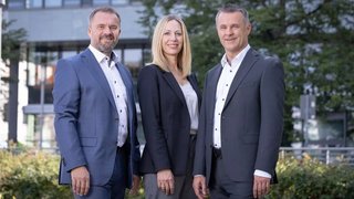 Das Vorstandsteam der PSD Bank Nürnberg: Helmut Hollweck (Vorsitzender), Jessica Tröger und Ronny Reißmann (von links).