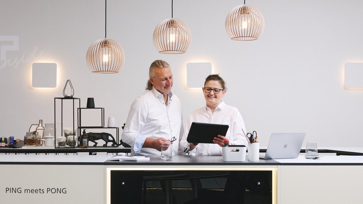 Stefan und Rosa Frischeisen, Geschäftsführer der Eventpiloten GmbH in Nürnberg.