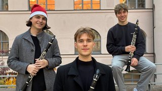 Klarinetten- und Flöten-Ensemble der Klasse von Prof. Nina Janßen-Deinzer von der Hochschule für Musik Nürnberg.