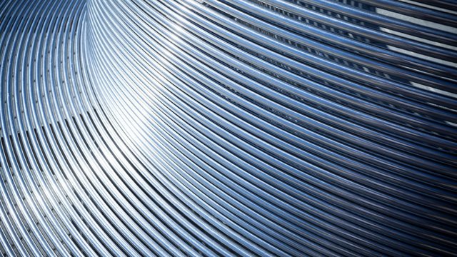Close-up metal pipes arranged parallel