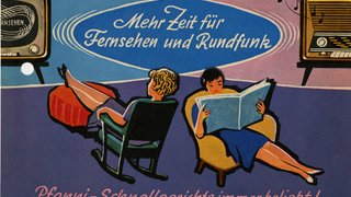 Werbung für Pfanni-Schnellgerichte, 1960er Jahre. 